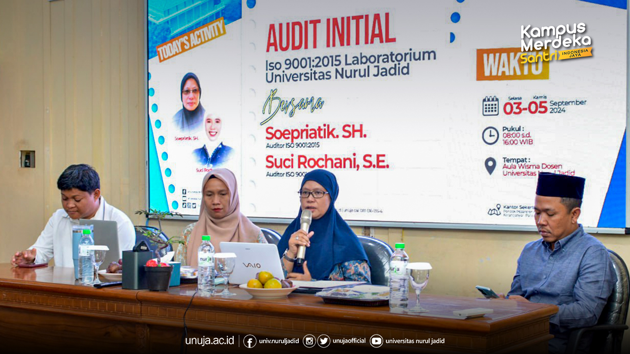 UNUJA Jalani Audit ISO 9001:2015 untuk Laboratorium