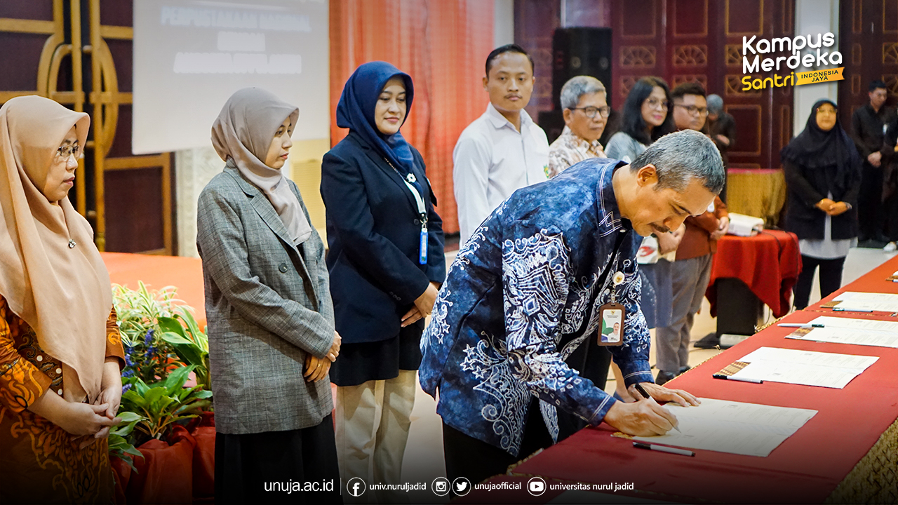 Pengembangan Perpustakaan, UNUJA Jalin Kerja sama dengan Perpusnas RI