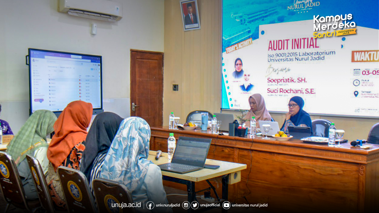 UNUJA Jalani Audit ISO 9001:2015 untuk Laboratorium