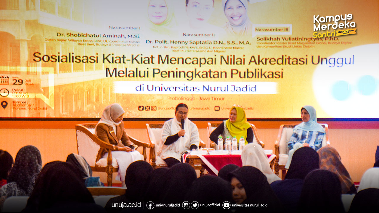 UNUJA dan SKSG Universitas Indonesia Gelar Sharing Session Peningkatan Publikasi Ilmiah